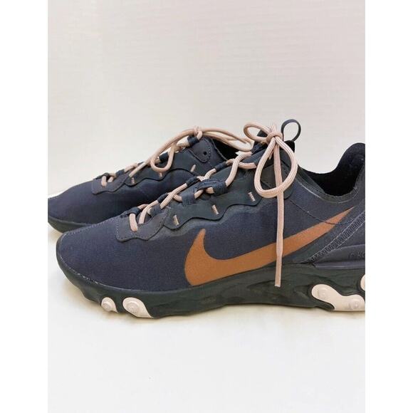 Nike React Element 55 With A Bronze Swoosh 9.5 - Picture 2 of 8